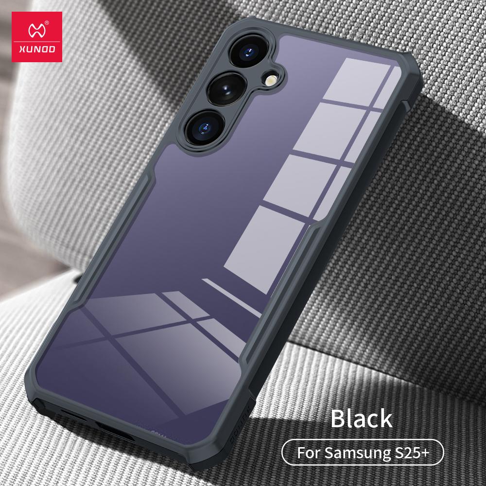 For Samsung Galaxy S25 S24 S23 Ultra Plus S25+ S24+ S23+ Case XUNDD Casing Transparent Phone Cover Shockproof Bumper Protective Cases