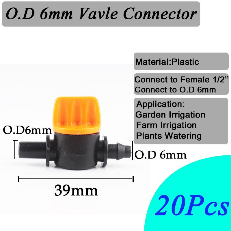 50~10Pcs Garden Water Connector 4/7mm 1/4'' Hose Barb Straight Connectors Micro Irrigation Sprinkler Accessories Watering Tools