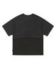 AJOBYAJO [Pba] Arch Logo Washed Layered T-Shirt [Charcoal]