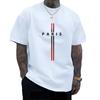 2025 Herren 100% Baumwolle Sommer Locker Größe Kreativ Grafikbedruckt Schmal Geschnitten Lässig Sport Rundhals Kurzarm T-Shirt Top