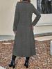 European-American Slimming Double-Breasted Mid-Length Wool Coat with Cinched Waist and Lapel 2025
