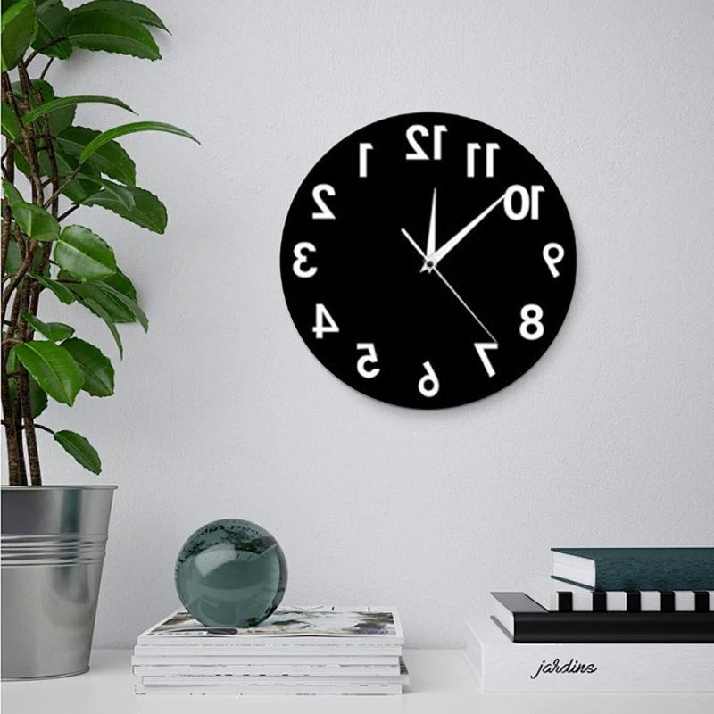Living Room Simple Wall Clock, Fashionable and Elegant, Silent Art Quartz Wall Clock, Simple Home Wall Decoration, Simple Wall Clock