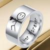 High-End Stainless Steel Titanium Couple Rings - No Fade, Plain Design