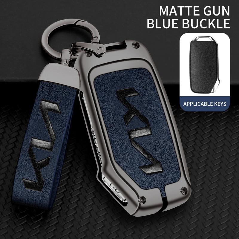 2026 Heißer Autoaufkleber Lederlegierung Auto-Fernschlüsselhülle Schutzhülle Für KIA Sportage R GT Stinger Sorento Ceed Cerato Forte