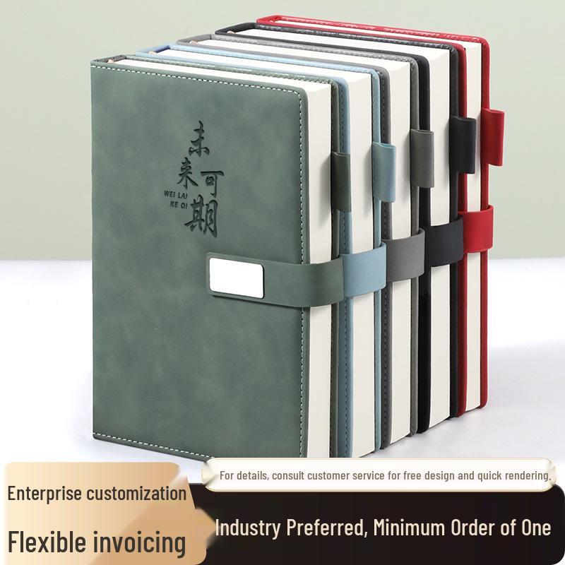 Deluxe A5/B5 Business Planner Notebook with Custom Logo Gift Box
