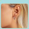 925 Sterling Silver Lively Cat Earrings: Versatile Platinum-Plated Kitten Jewelry for Women