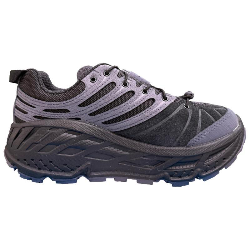 HOKA ONE ONE Stinson Evo OG Running Shoes Unisex Black Purple Sneakers 1166450-BBLC