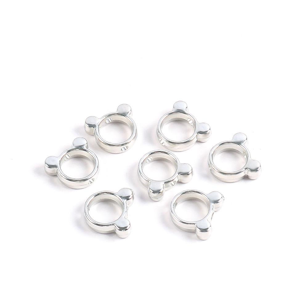 Ccb Gold Electroplated Cat Head Star Love Flower Square Spacer Beads Diy Necklace Bracelet Earrings Jewelry Accessories