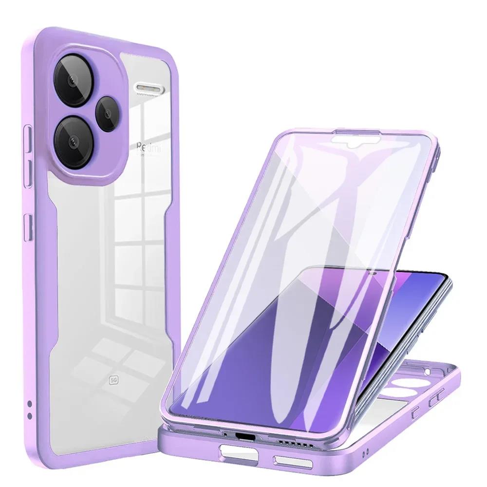 

360° Full Protection Clear Shockproof Phone Cover for Redmi Note 13 12S 11 Pro Plus 4G 5G Redmi 13C 12C 10C 10 A3 A2 A1 Case Redmi 10 5G