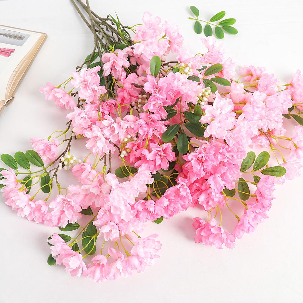 1Pcs Artificial Flowers Bouquet 88CM Fake Flower for Home Room Decor Garden Wedding Decoration Outdoor Vase Flower Arrangement
