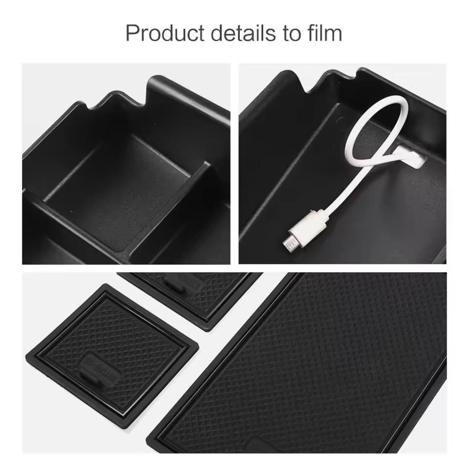 for BYD Seal EV Center Console Armrest Storage Box Central Organizer Tray Car Interior Accessories