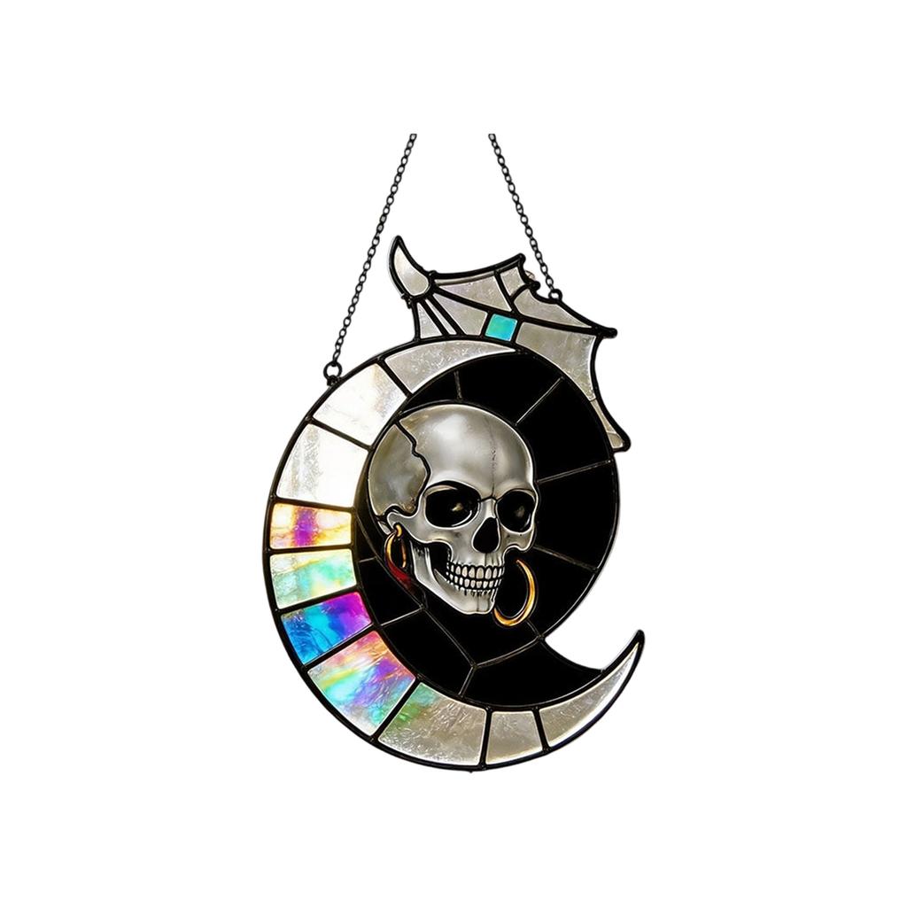 Halloween Gothic Hanging Decorations with Witch and Pumpkin Motifs for Indoor Outdoor Party Decor