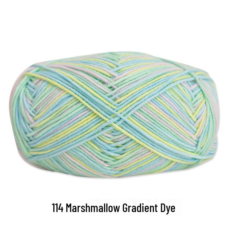 Xue Feier 4-Ply Cute Doll Milk Cotton Combed Yarn for Crochet and Knitted Bags