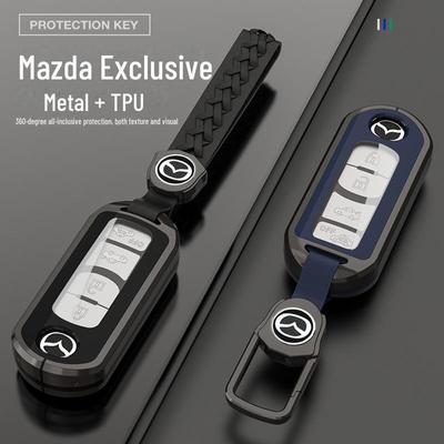 Copri Chiave e Anello in Metallo per Mazda CX-5 CX-4 Atez 3