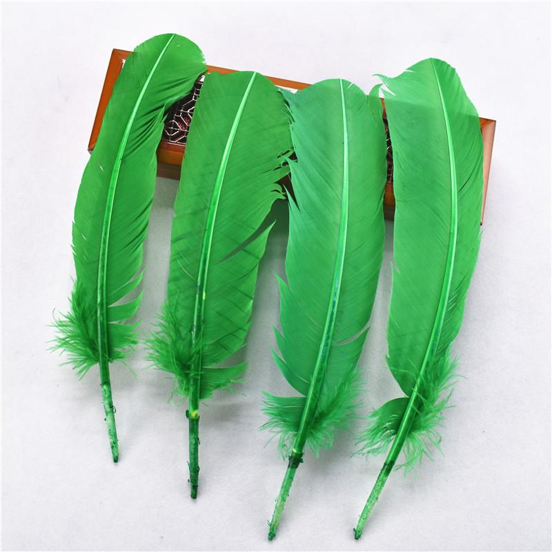 

10Pcs/Lot Long Turkey Feathers For Christmas Decoration DIY Headband Creative Leisure Wedding Angel Wings Plume Hair Accessories 10pcs