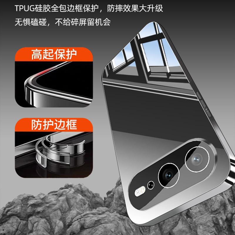 Applicable to Honor 600pro mobile phone case honor600 super version ice crystal glass cover 500/400 anti-drop all-inclusive p