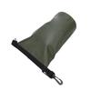 Bolsa de Armazenamento Externa de Nylon Bolsa de Acampamento para Mochila de Caminhada Mochilão Portátil Leve Capacidade de 2L Verde