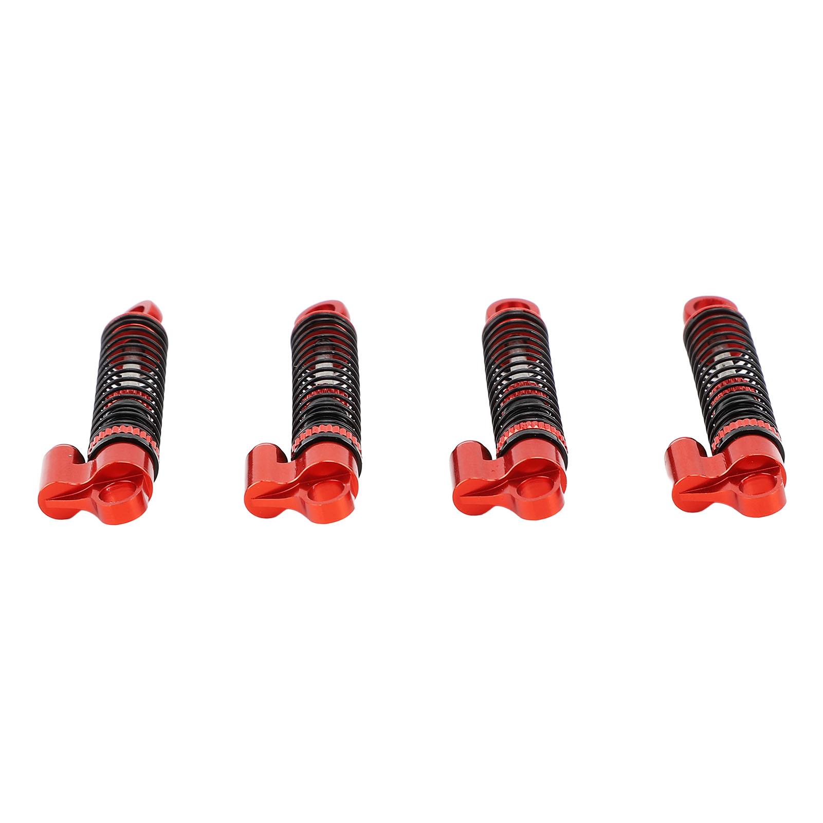 

4pcs Front Rear Shock Absorber Aluminum CNC Machining RC Crawler Damper for HOBBYPLUS 118 4WD