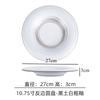 Ceramic Dinner Plate Coarse Pottery Straw Hat Bowl Pasta Plates Soup Plates Fruit Dish Salad Bowl Sting Disc Dim Sum Dish Tray