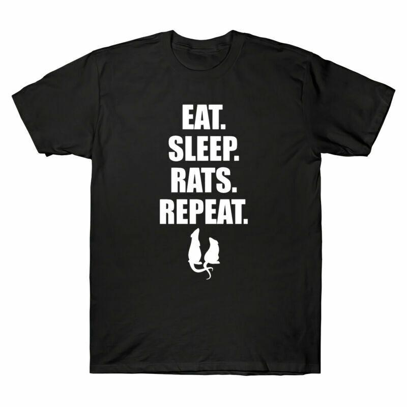 Design Lovers Rats Repeat Eat Sleep Cool Rat TShirt For S