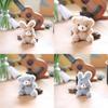 Rabbit Bear Cute Bunny Plush Keychain Pp Cotton Kids Adults Decoration Backpack