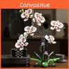 Building Plastic Cymbidium Block Flower Toy Set For Diy Creative Building Toy