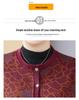 Fleece-Lined Knit Cardigan Jacket for Plus-Size Elderly Women for Autumn and Winter