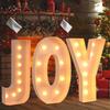 91.5CM Giant Letter Led Light Frame Box Baby Shower 1st Birthday Wedding Party Decor Christmas DIY Name Balloon Filling Box
