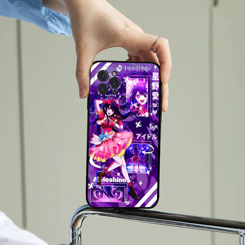 Anime Oshi No Ko Phone Case For Iphone 17 16 15 16e 14 13 12 11 Pro Max Plus Case Cover Coque