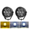 4D 70W LED Work Light Spotlight Fog Lights Driving Lamp For BMW R1200GS R1250GS F800 F850 F900 Motorcycle SUV ATV UTV Truck