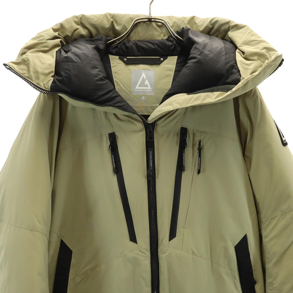 ROGER EGGER Down Jacket S Khaki Outdoors Men's Used