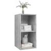 VidaXL Meuble TV mural Gris béton 37x37x72 cm Bois d’ingénierie 805475
