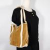 LOEWE anagram Shoulder Bag Brown Suede Women Used