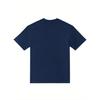 Men's T-Shirt, Casual Crew Neck Tee with Motorcycle Graphic, Geometric Pattern, Short Sleeve Knit Fabric Tops