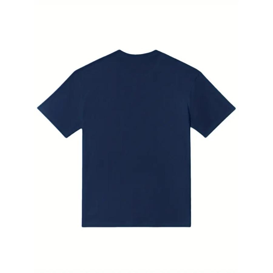 Men's T-Shirt, Casual Crew Neck Tee with Motorcycle Graphic, Geometric Pattern, Short Sleeve Knit Fabric Tops