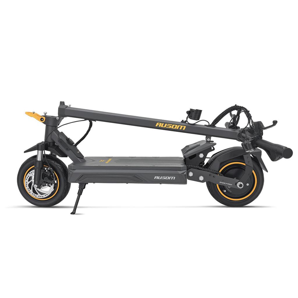 Folding Electric Scooter Ausom K20 1100W Peak Single Motor 648Wh Battery Capacity 20 km/h Default Top Speed 70 km Max Range