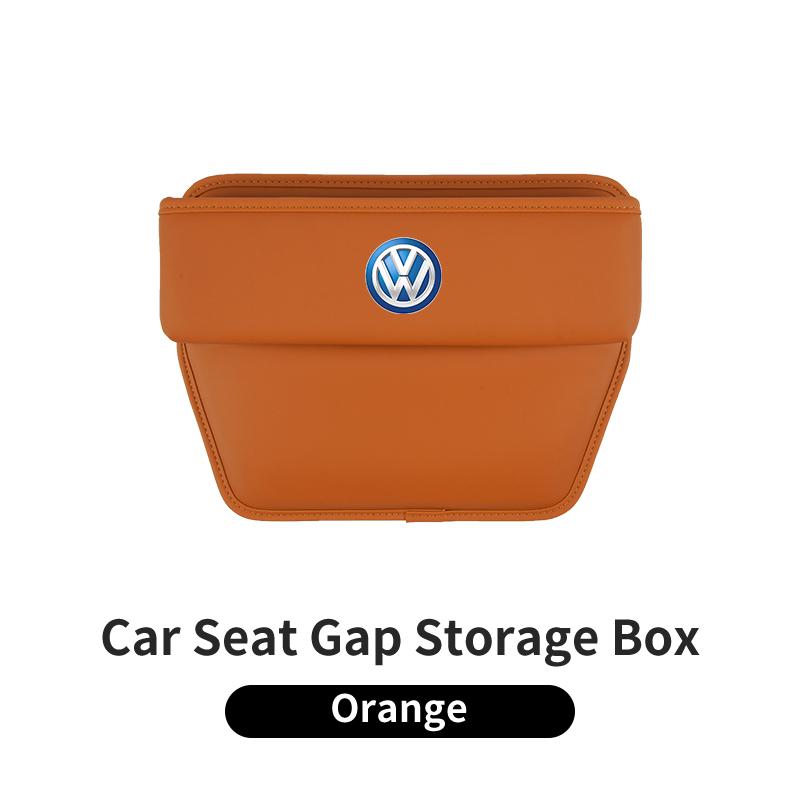 W19Car Seat Gap Storage Box Side Seam Organizer Leak-Proof Case Interior For Volkswagen VW Scirocco Jetta Beetle Golf Passat Pol