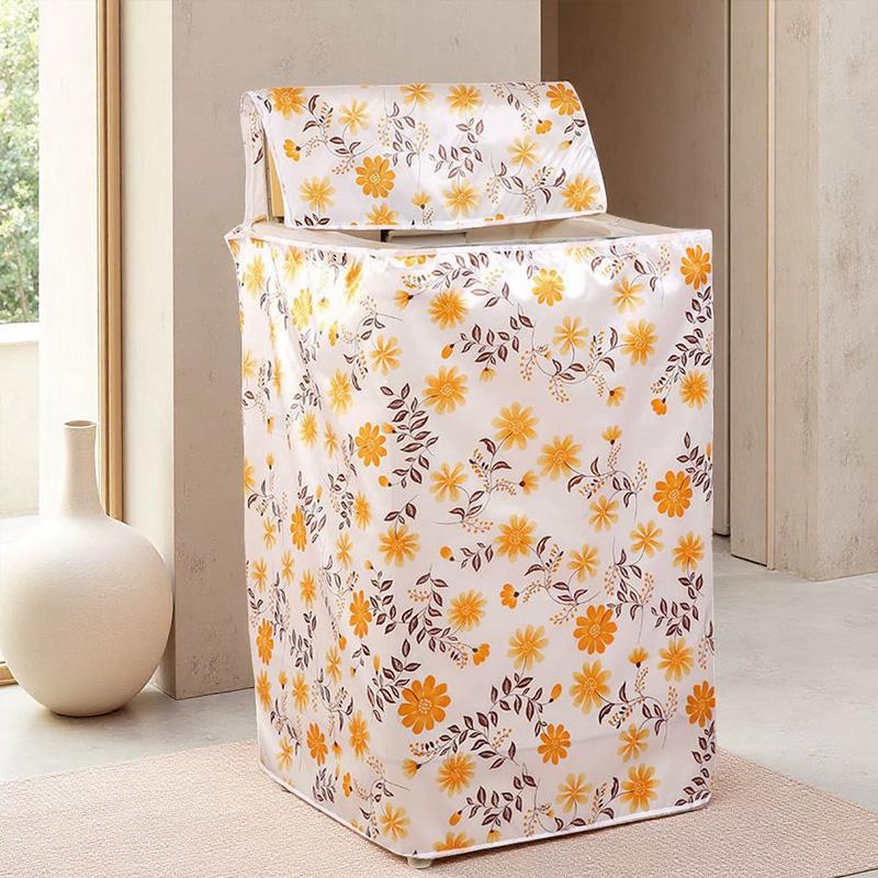 1PC Dustproof Cover Sunscreen Waterproof Case High Quality Washing Machine Cover Household Protective Dust Print