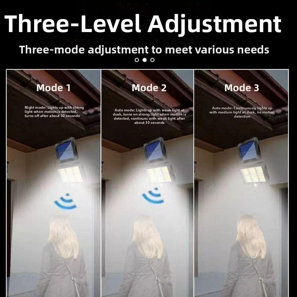 3 Mode Solar Wall Lamp Split Design Emergency Worklight Widely Use Motion Sensor Light  Porch