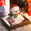 Tearable Paper Carving Snowman Calendar Desk Calendar With Acrylic Display Frame For Christmas Decoration 55KF