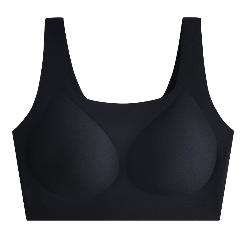 

Женский мягкий бюстгальтер с антипровисающим эффектом Jelly: Цельный, со сборками, боковая поддержка, без стального кольца, высокая эластичность, отсутствие смещения чашек. One Size (Recommended 85-140 lbs)