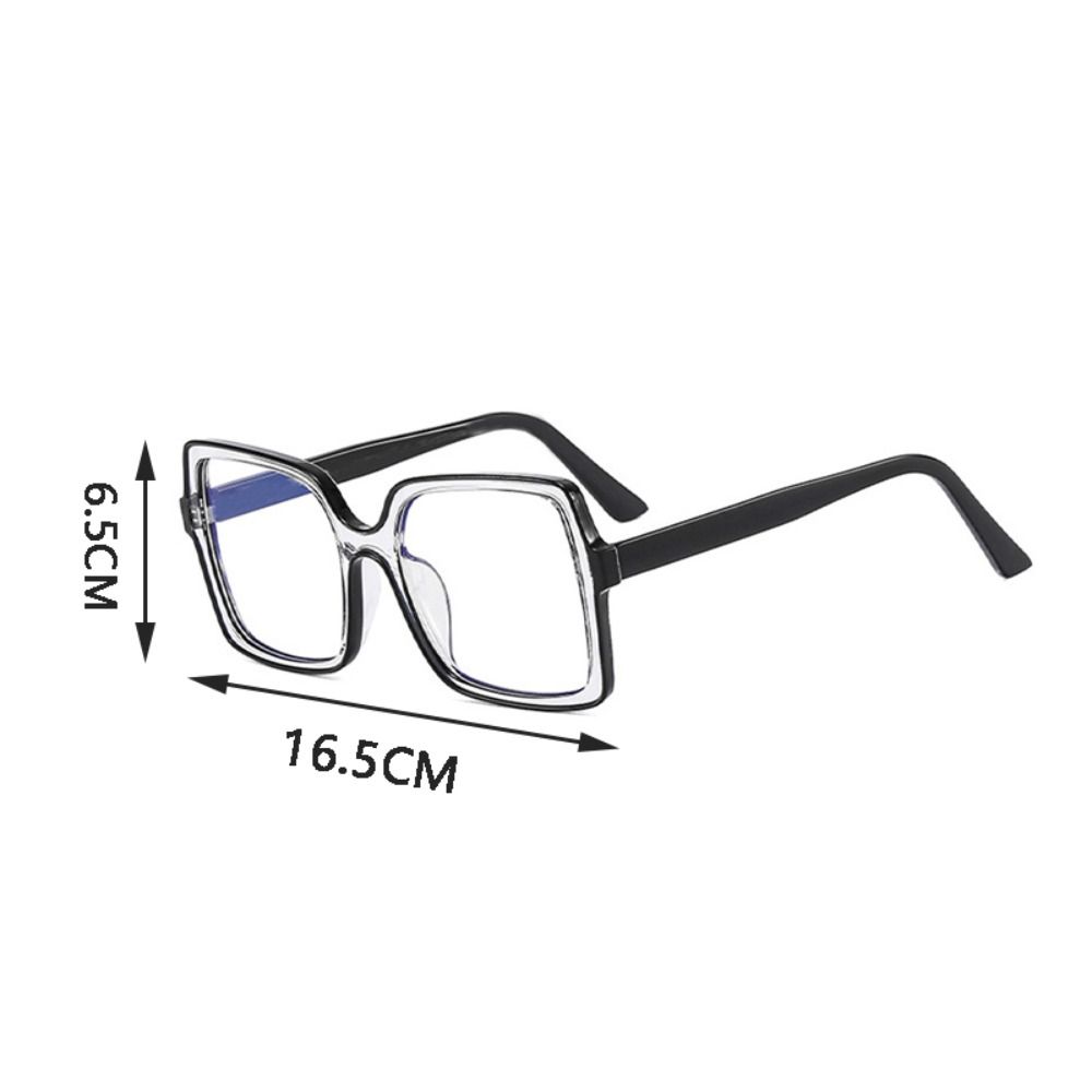 Unisex Style Square Frame Glasses PC Material Anti-blue Light Glasses  Women Men
