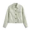 2026 spring new product European and American cross-border women's clothing street fashion flip pocket jacket w09 12083