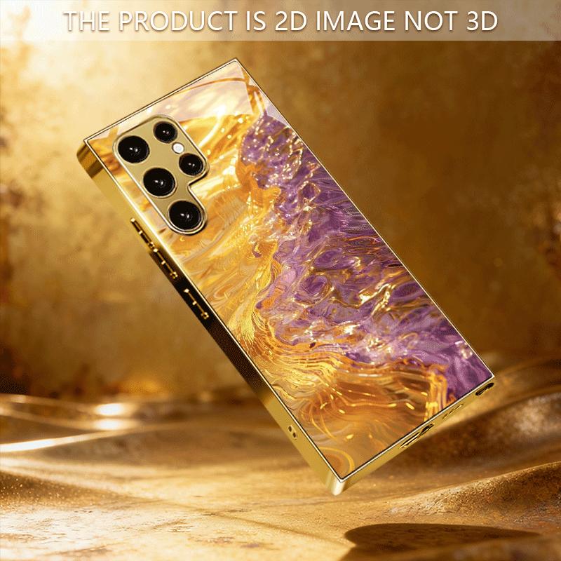 Hochwertige Handyhülle Galvanisiertes Glas TPU Handyhülle für Samsung Galaxy S26 S25 S24 S23 S22 S21 FE Ultra Plus Sturzfest