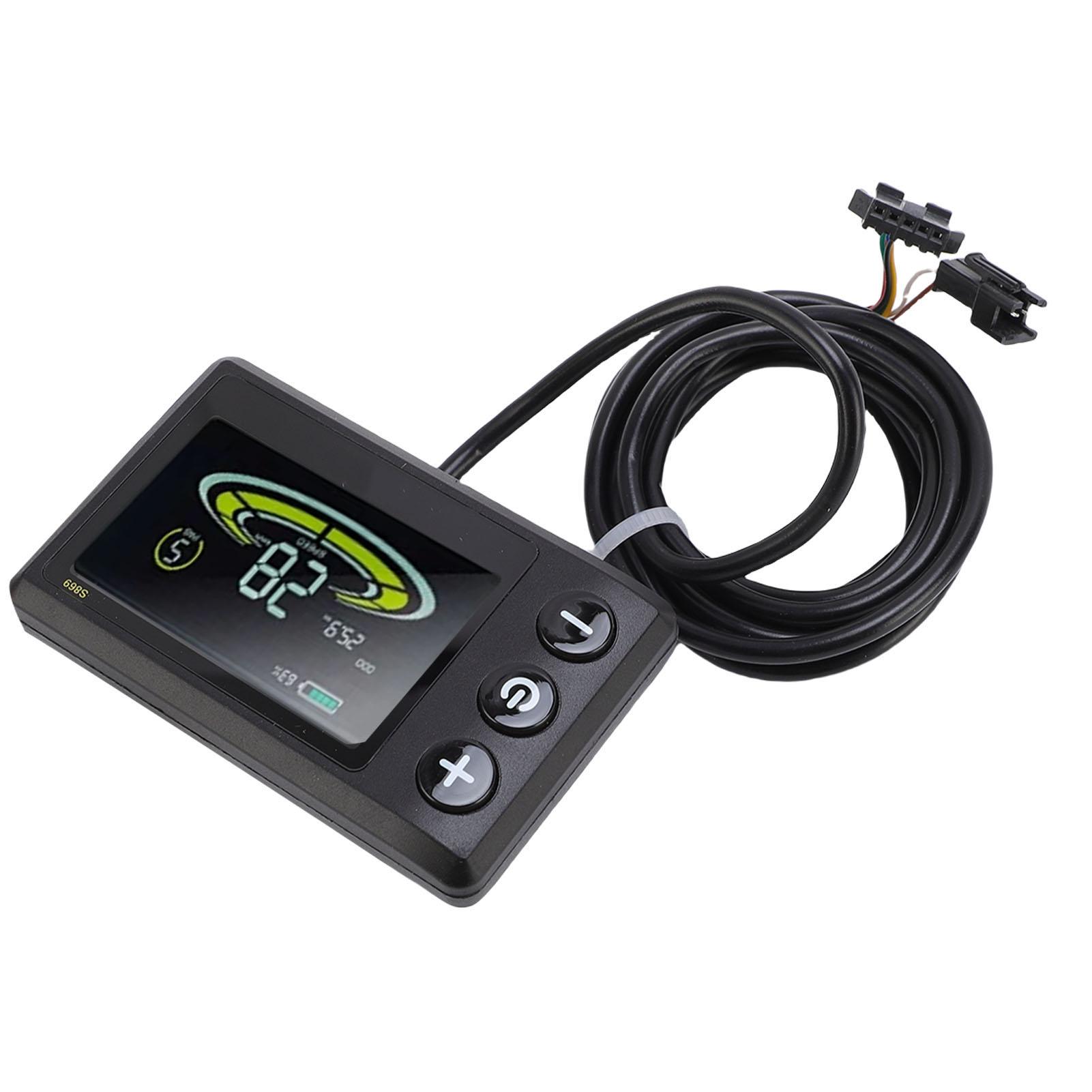 

ЖК-дисплей для электровелосипеда, АБС, цветной экран, панель управления для электросамоката с проводом SM для 22,2 мм 0,9 дюйма