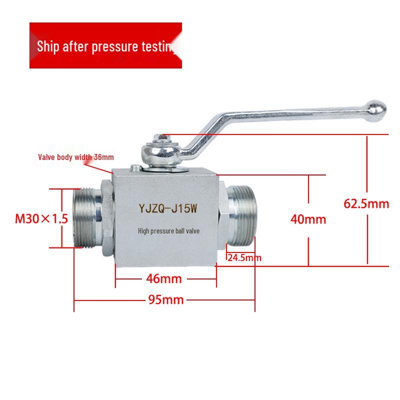Jun Ding Ying Carbon Steel Hydraulic High-Pressure Ball Valve