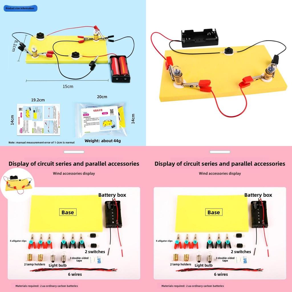 Physics Science Experiment Kit With Electrical Circuit Components For Kids Diy Learning
