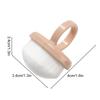 Fingerring-Reinigungsbürste Fingerring-Nagelstaubbürste für Nagel und Zehennagel Weiche Maniküre-Staubwischer-Werkzeuge für Zuhause Salon Innenbereich