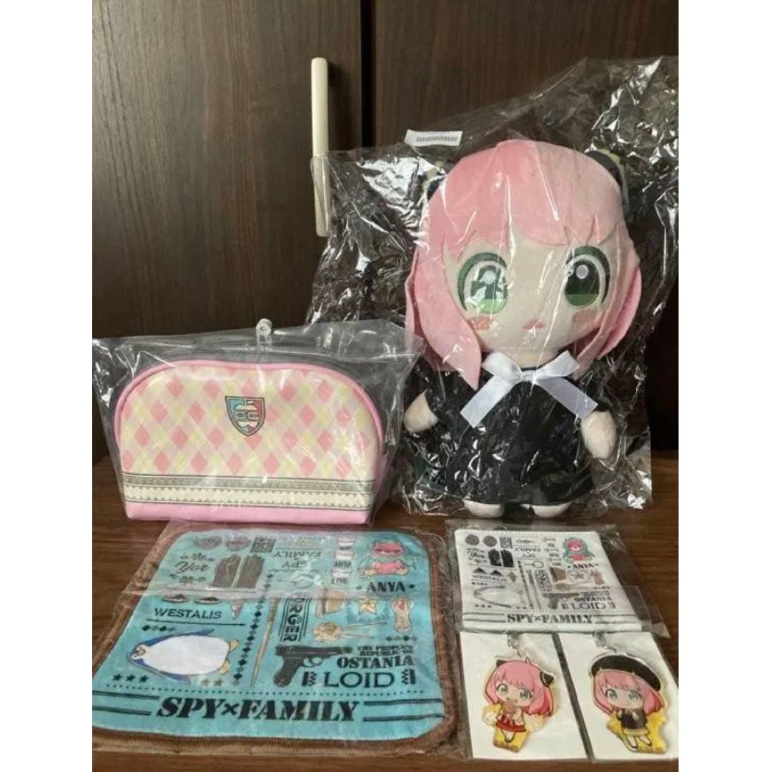 Used Spy Family Anya Plush Pouch Handkerchief Ackey