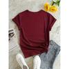 Graphic Print T-shirt, Short Sleeve Crew Neck Casual Top for Summer & Spring, Women's Clothing